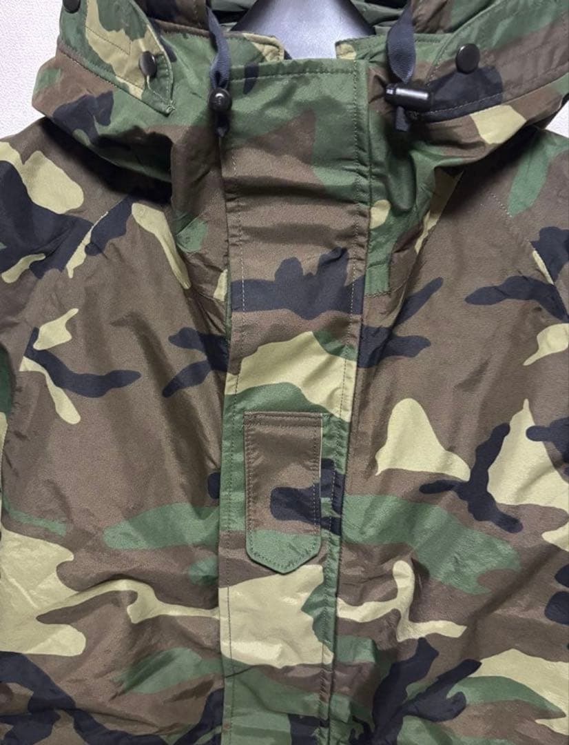 米軍実物 ECWCS Gen1 ゴアテックス パーカー ウッドランドカモ S-S