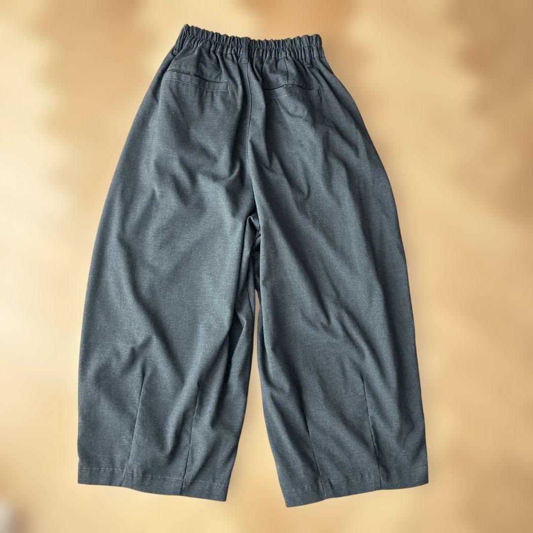 harvesty ハーベスティ サーカスパンツ スラックス チャコール1