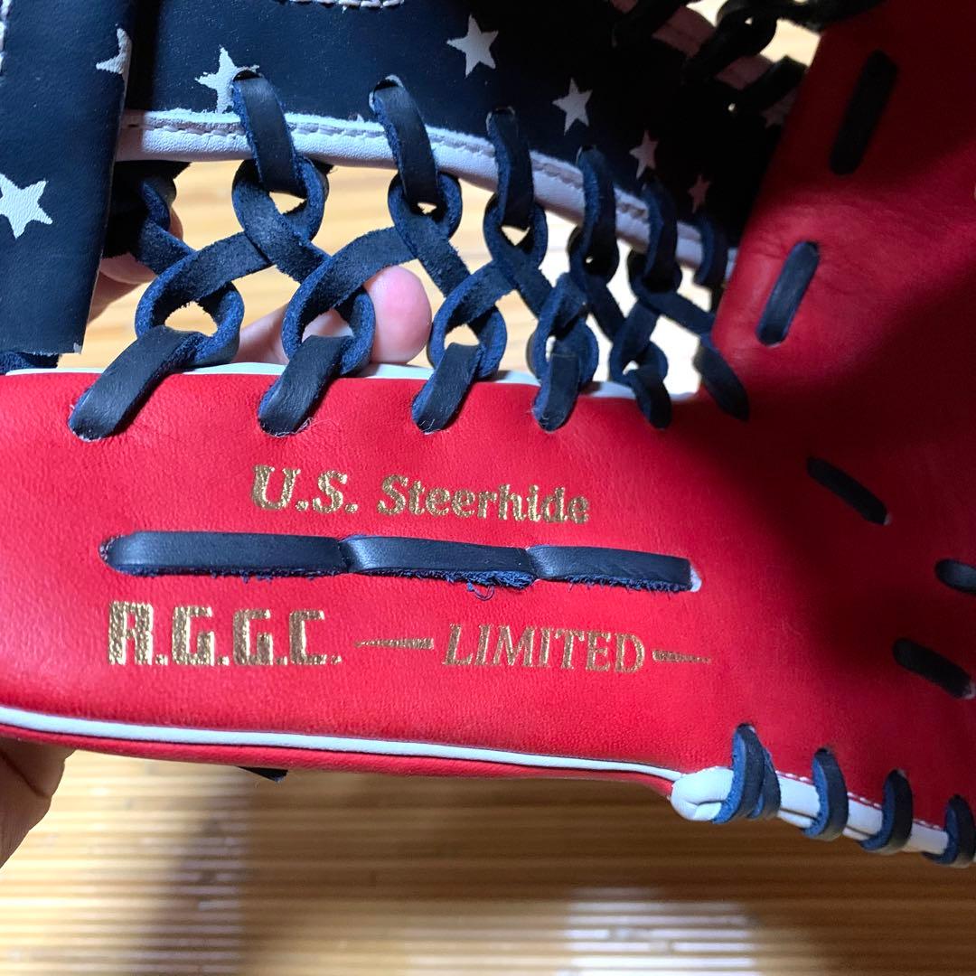 極美品　ローリングス限定品　一般軟式外野手用グラブ　グローブ