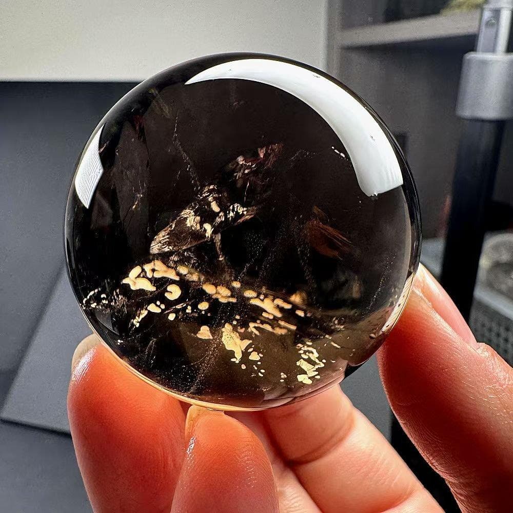 AAAAAAAA級スモーキークォーツ丸玉B1113/YS/111073/239B