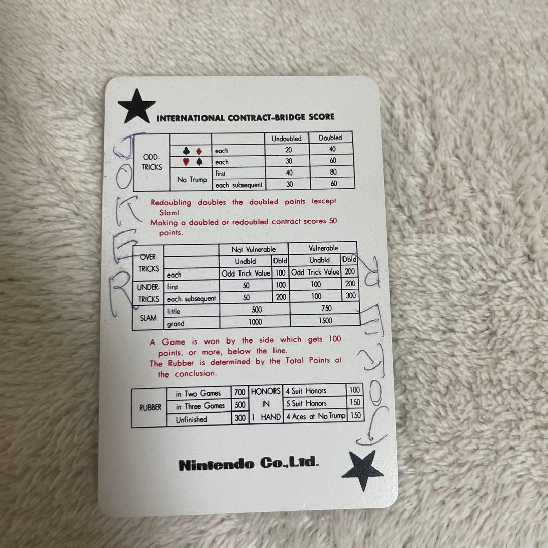 任天堂 トランプ 100%プラスチック超希少レアモノ