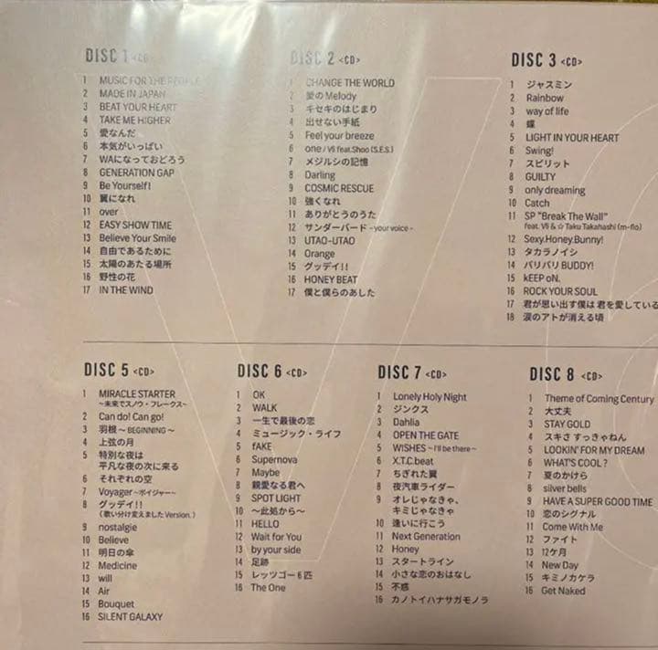 V6 Very6 BEST あなたのお名前入りスペシャルBOX盤 Blu-ray