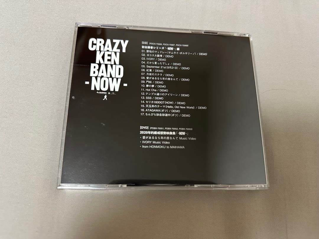 クレイジーケンバンド NOW CKB友の会限定盤 特典DISC CD DVDのみ