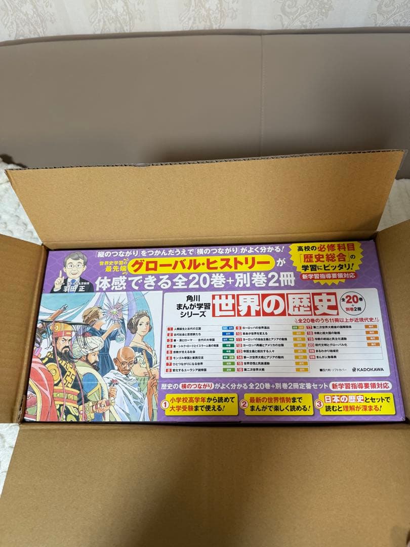 角川まんが学習シリーズ 世界の歴史 全20巻+別巻2冊定番セット