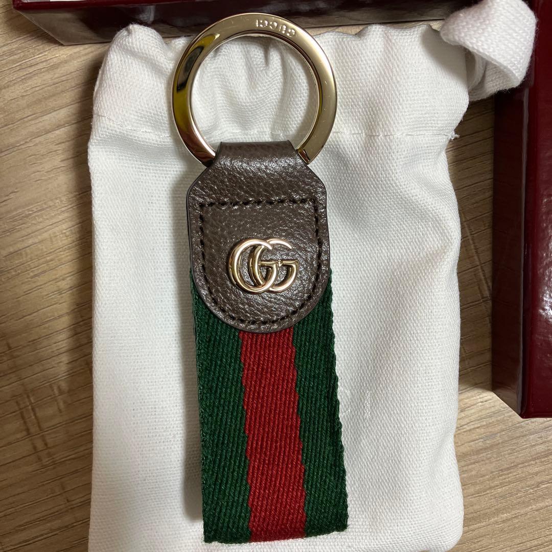 GUCCI オフィディア シェリーライン キーホルダー