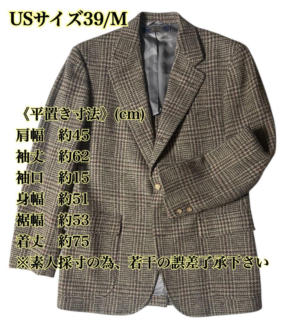 Brooks Brothers 3釦 ウールツイードジャケット ウール100%