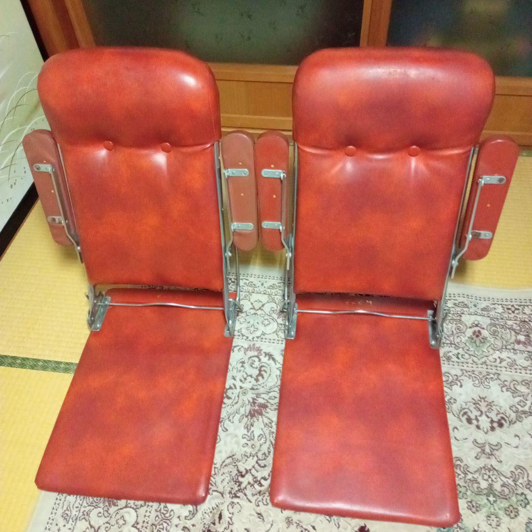昭和レトロ　座椅子2個セット　E−412