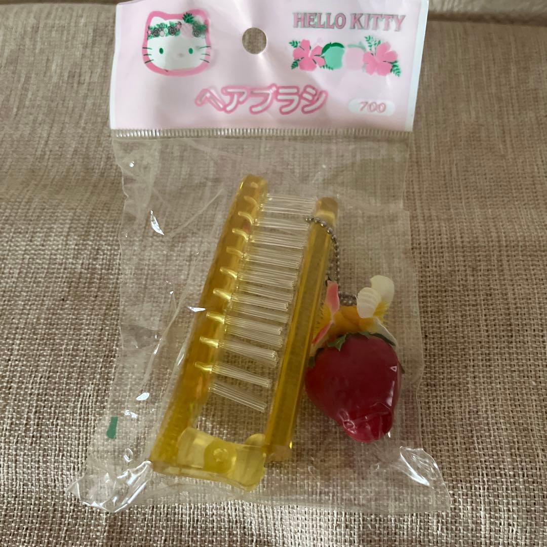 レア！！キティ南国フルーツ デザイン ヘアブラシ