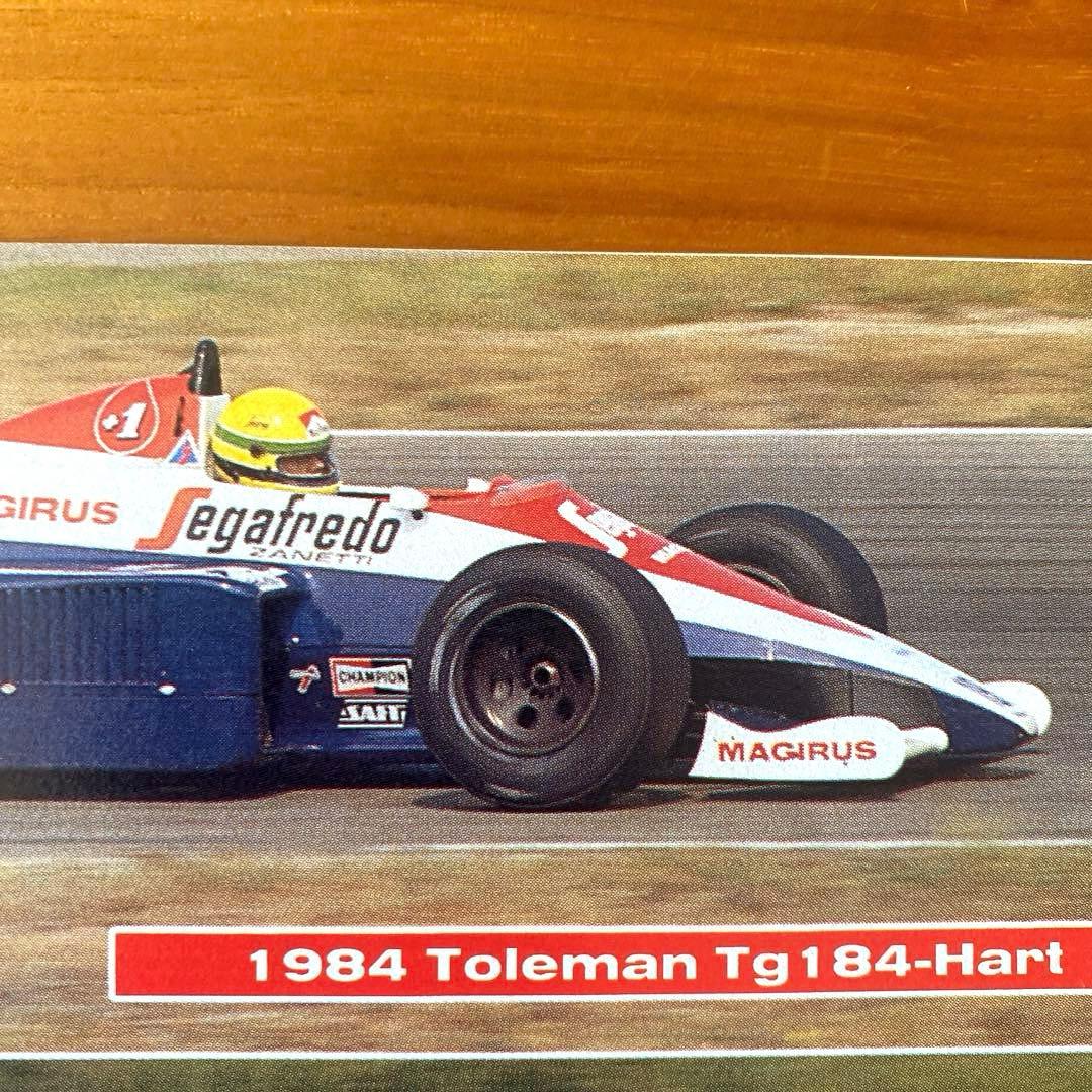 アイルトンセナ　トールマンTG184 フロントウィング実使用品　参考本付き