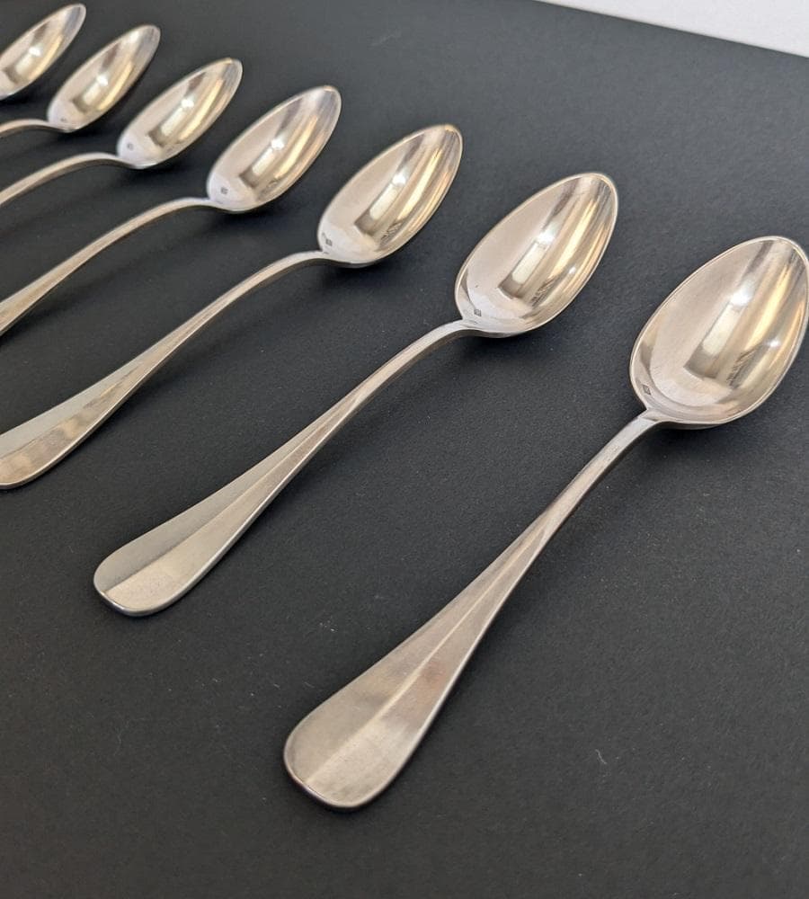 【値下げしました】フランス　SFAM社　シルバーティースプーン　7本セット