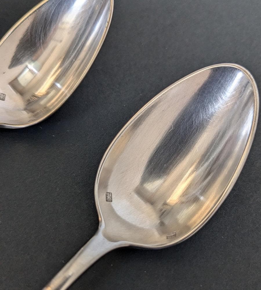 【値下げしました】フランス　SFAM社　シルバーティースプーン　7本セット