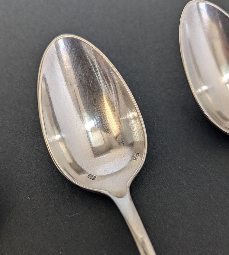 【値下げしました】フランス　SFAM社　シルバーティースプーン　7本セット