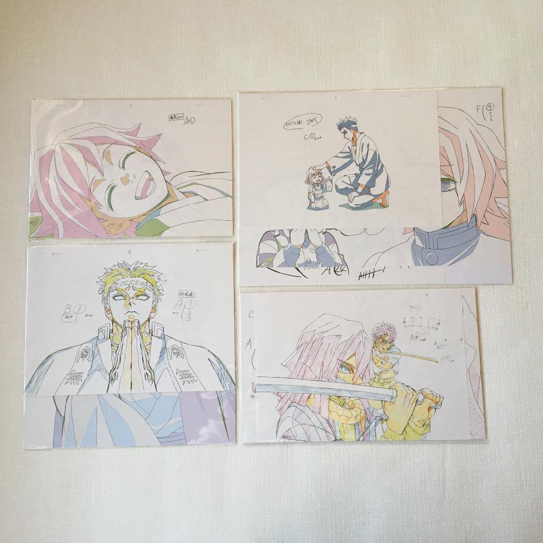 柱稽古編 複製原画 4点セット(37枚) 鬼滅の刃 Blu-ray/DVD 特典