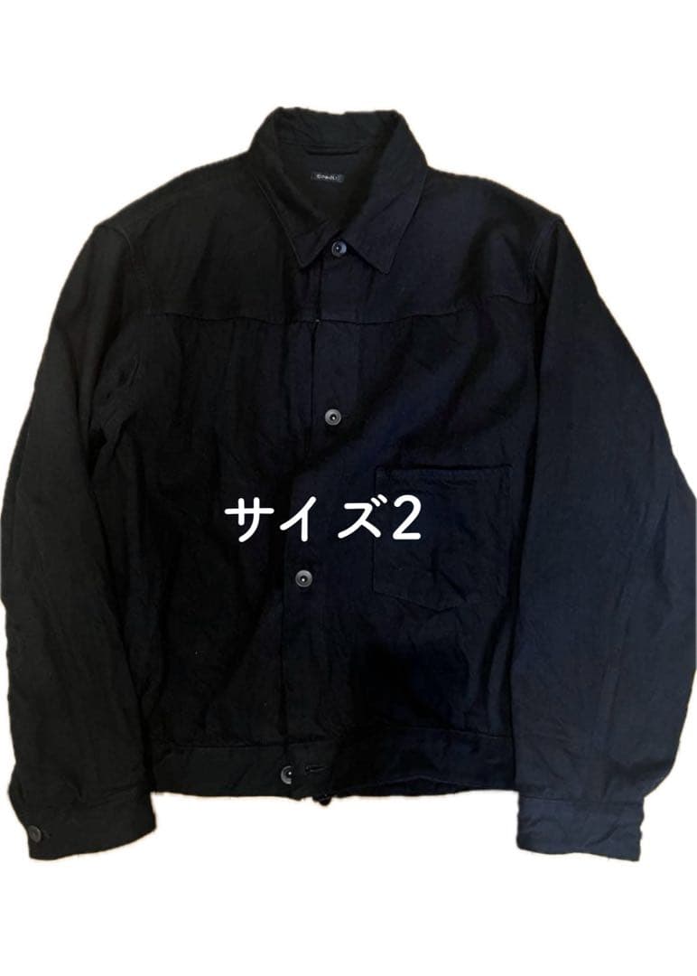 COMOLI デニムジャケット BLACK 2 / 23AW 【美品】