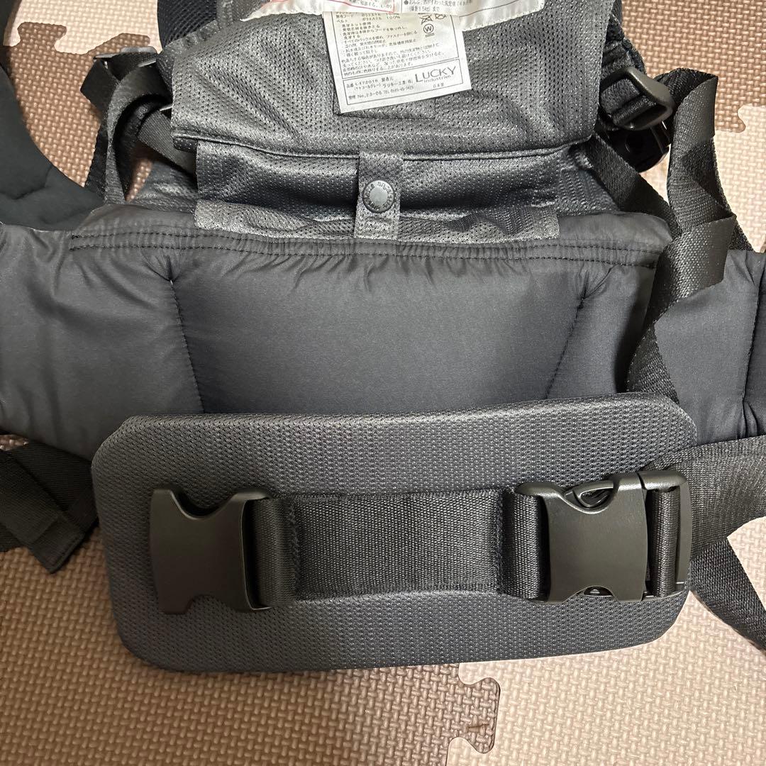 【試着のみ未使用】抱っこ紐アンジェレッテ チャコールグレー