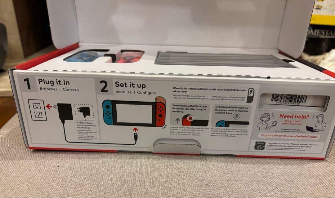 (新品未使用品)Nintendo Switch ネオンブルー/ネオンレッド 本体