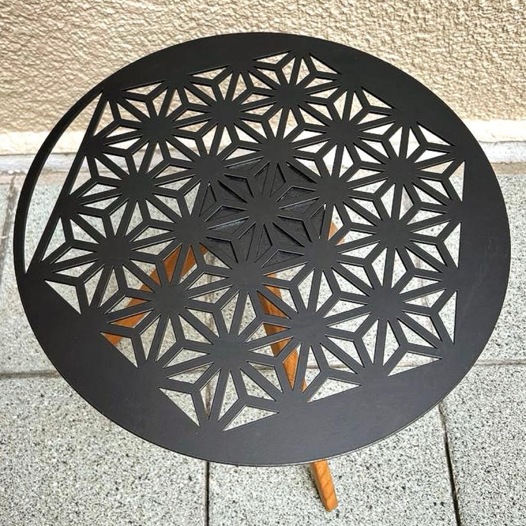 山のU アサオブライフテーブル と tivoliwoodworks 三脚