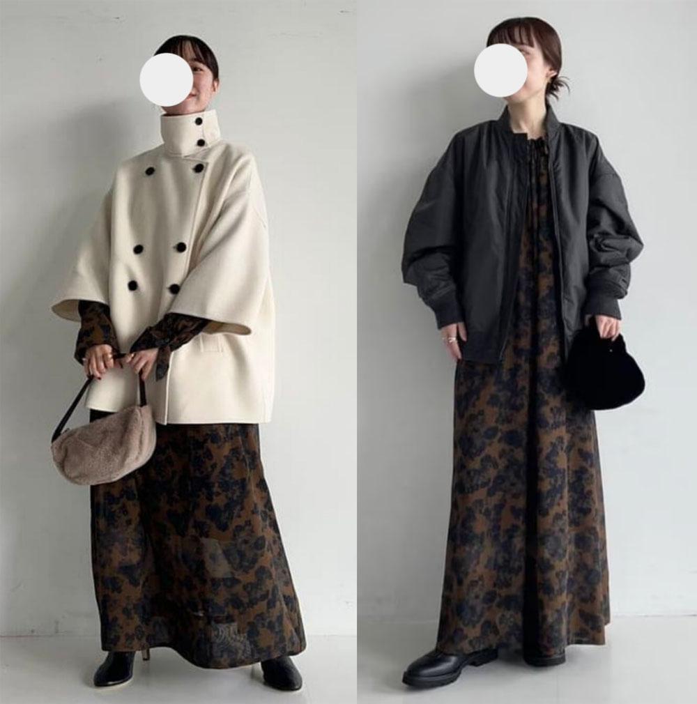 ■専用■美品【AK+1】5万円 2024年 シフォン 花柄マキシワンピース