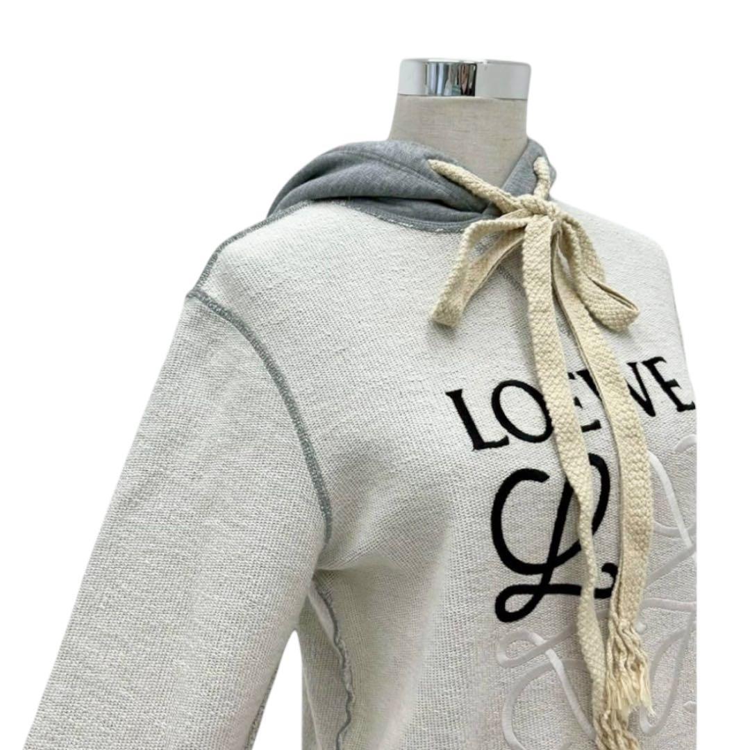 美品LOEWE ロエベ インサイドアウトデザイン パーカー XSアナグラム刺繍