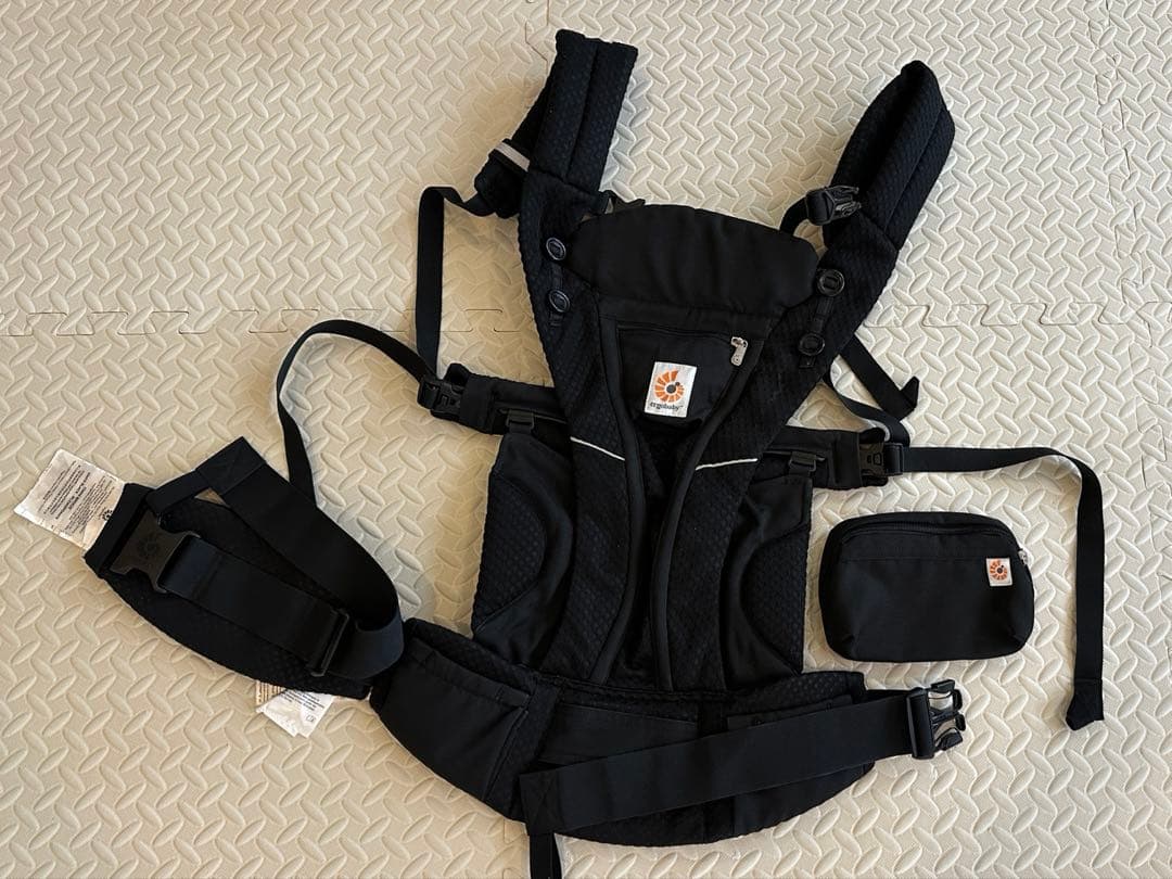 【美品】エルゴベビー　オムニブリーズ　抱っこ紐 オニキスブラック