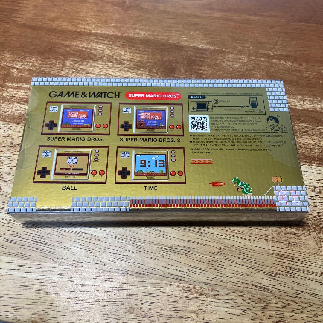 【新品未使用】ニンテンドー任天堂 ゲーム&ウォッチ スーパーマリオBROS