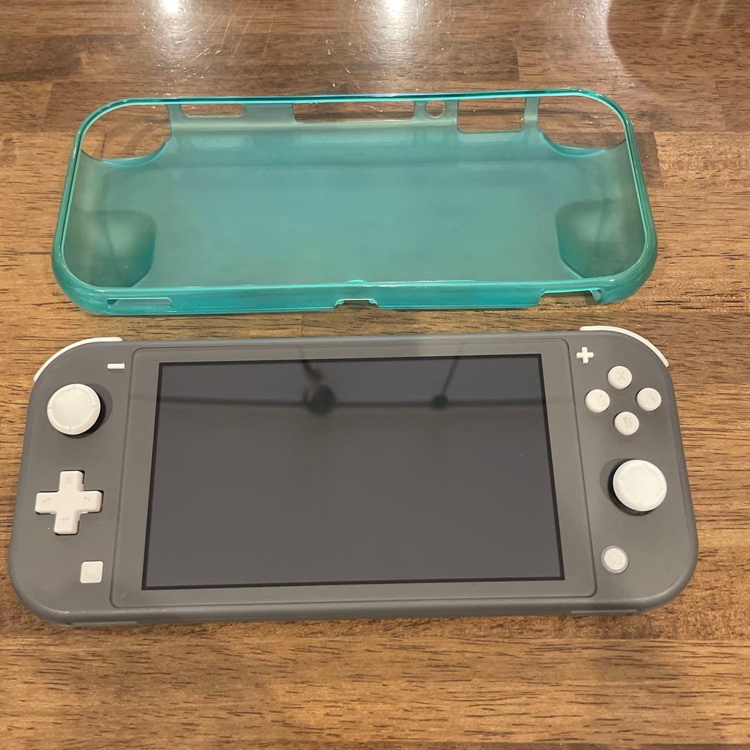 Nintendo Switch Lite グレー 透明ケース付き