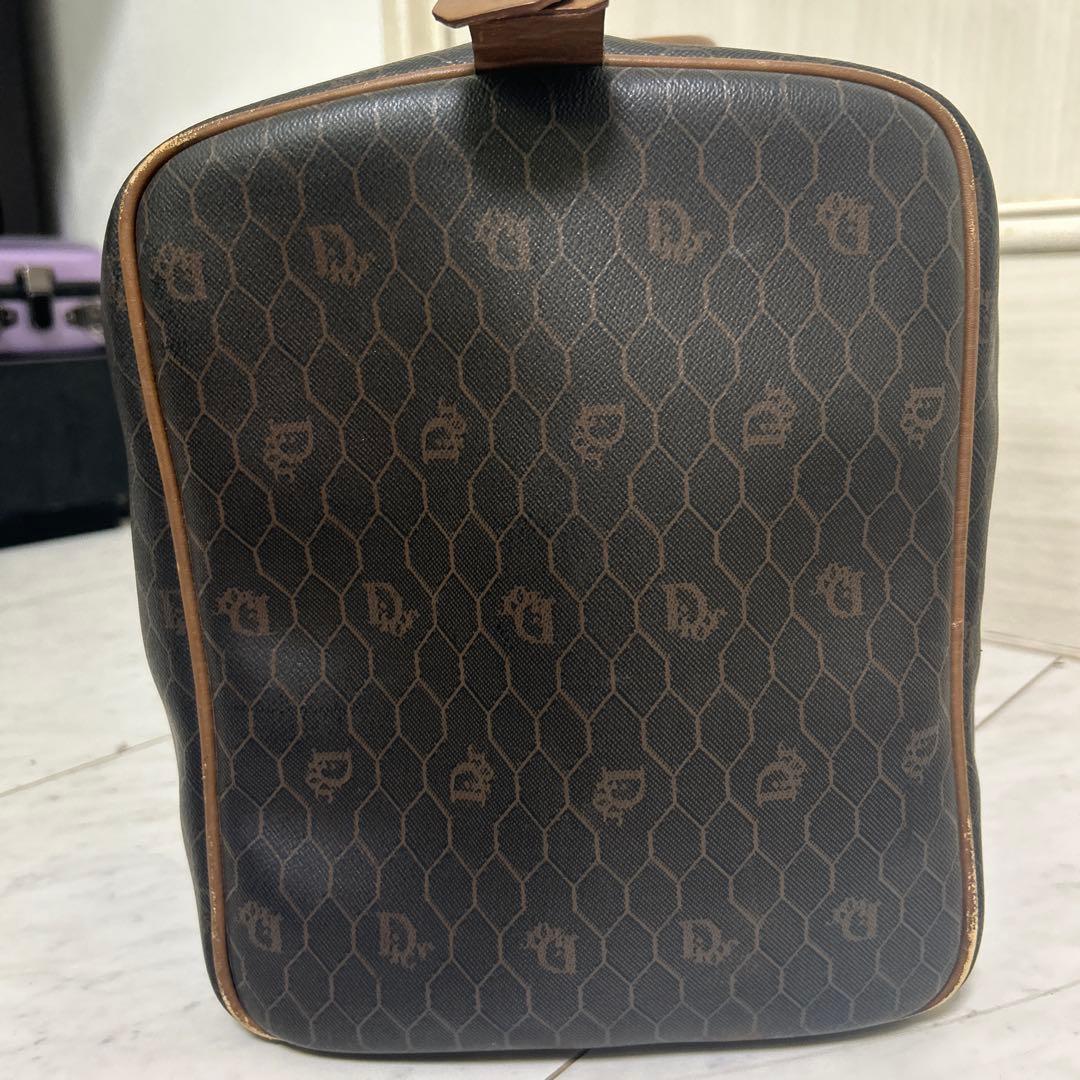 クリスチャンディオール ボストンバック ハニカム柄 PVC 大容量