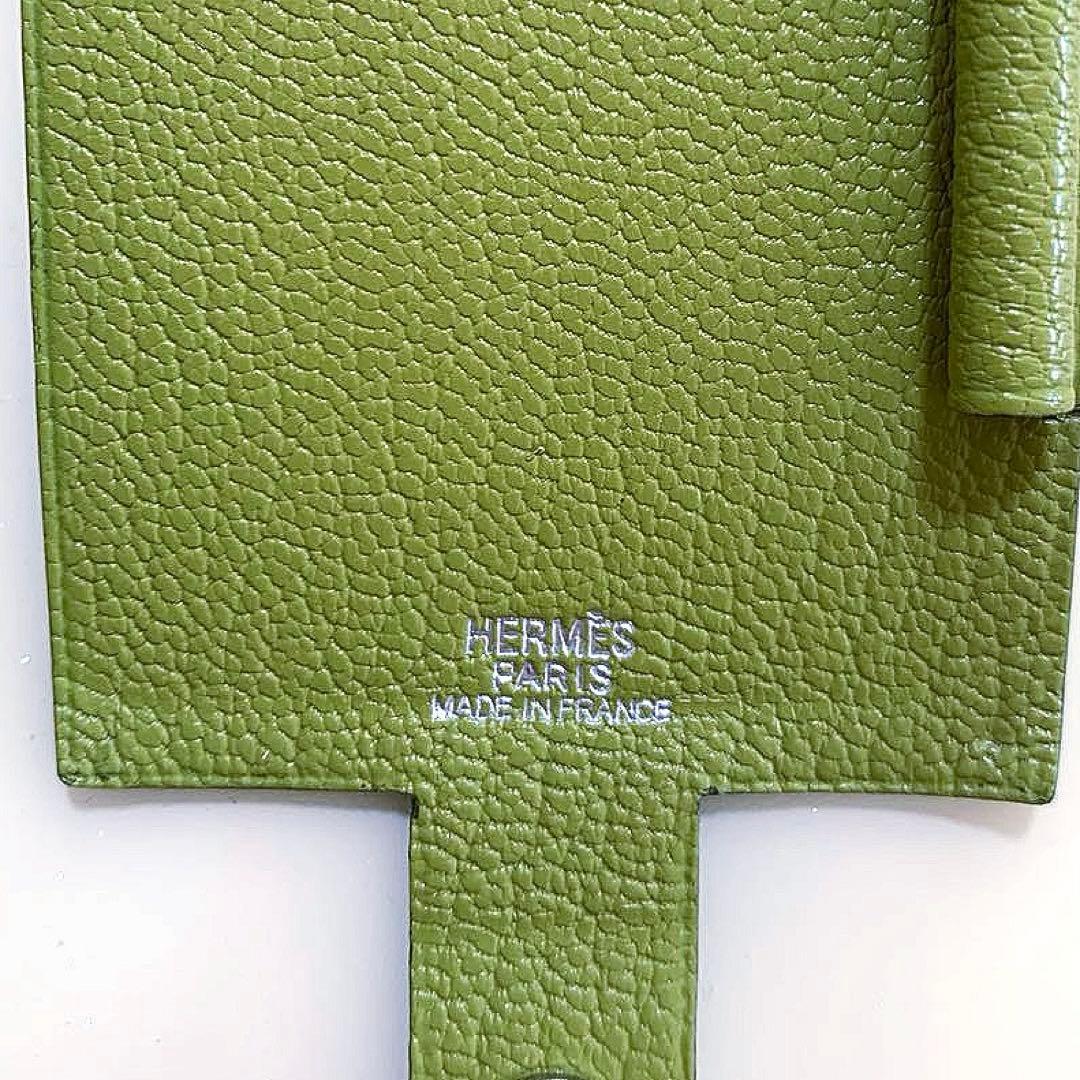 HERMES エルメス メモ帳 メモホルダー ネックストラップ バッグチャーム