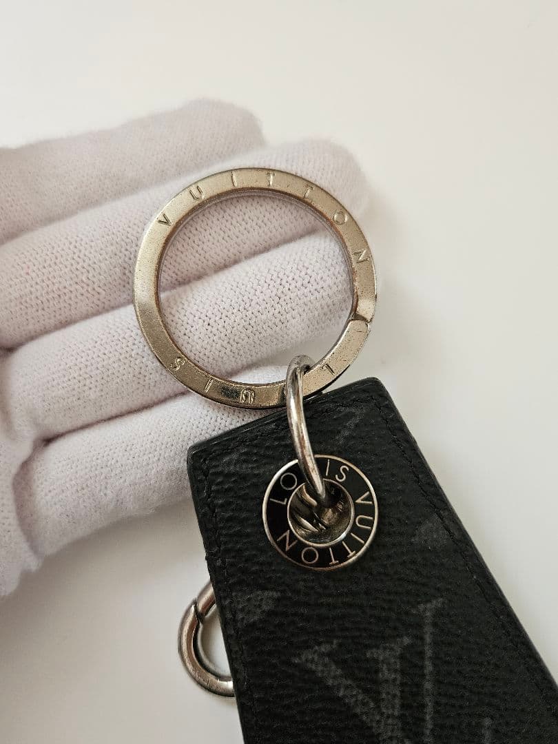 ✨ ルイヴィトン✨ キーホルダー 黒 モノグラム エクリプス アンシャッペ
