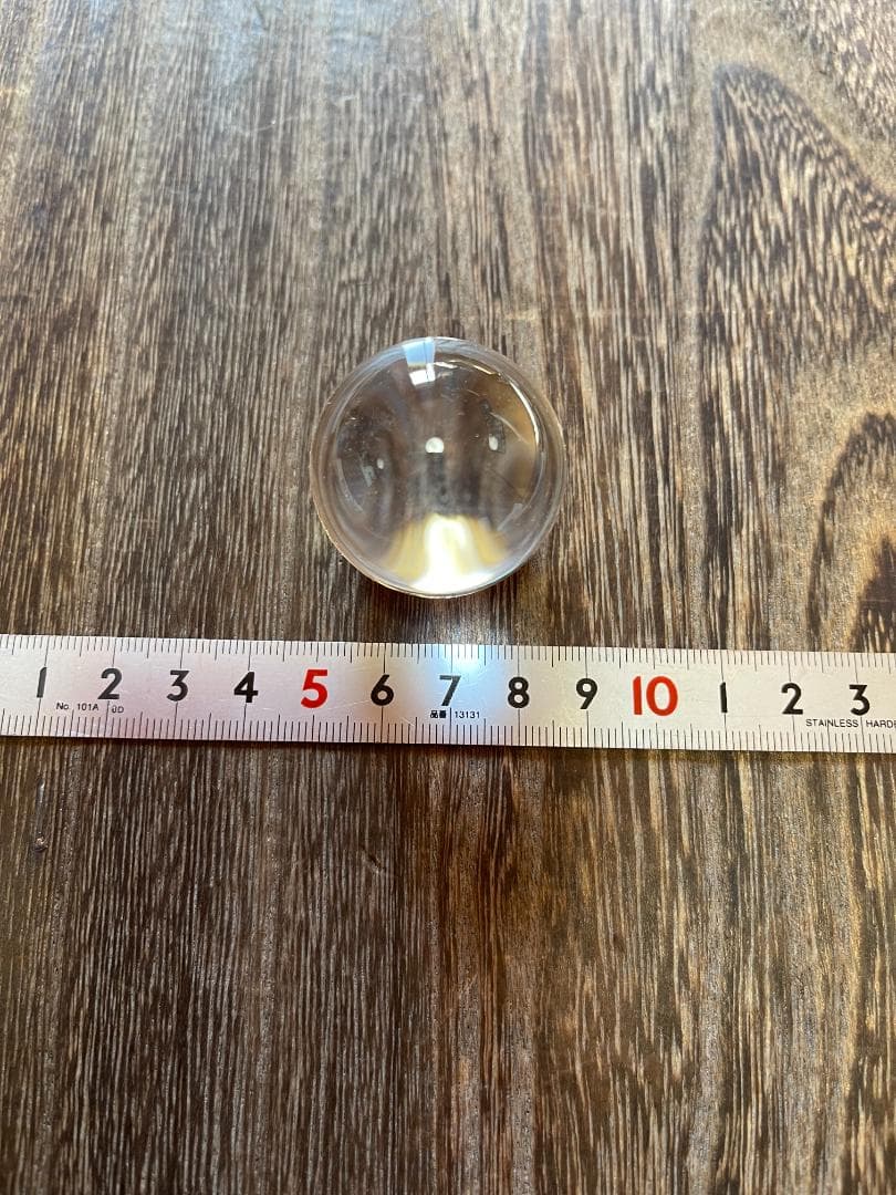 よ*み様 岩座 天然水晶 丸玉 ブラジル産 40mm