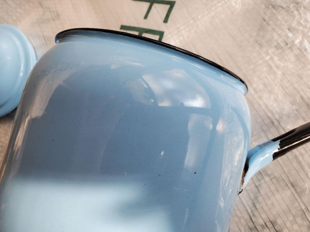 minimini　チェコスロバキア　ホーロー　ダブルボイラー