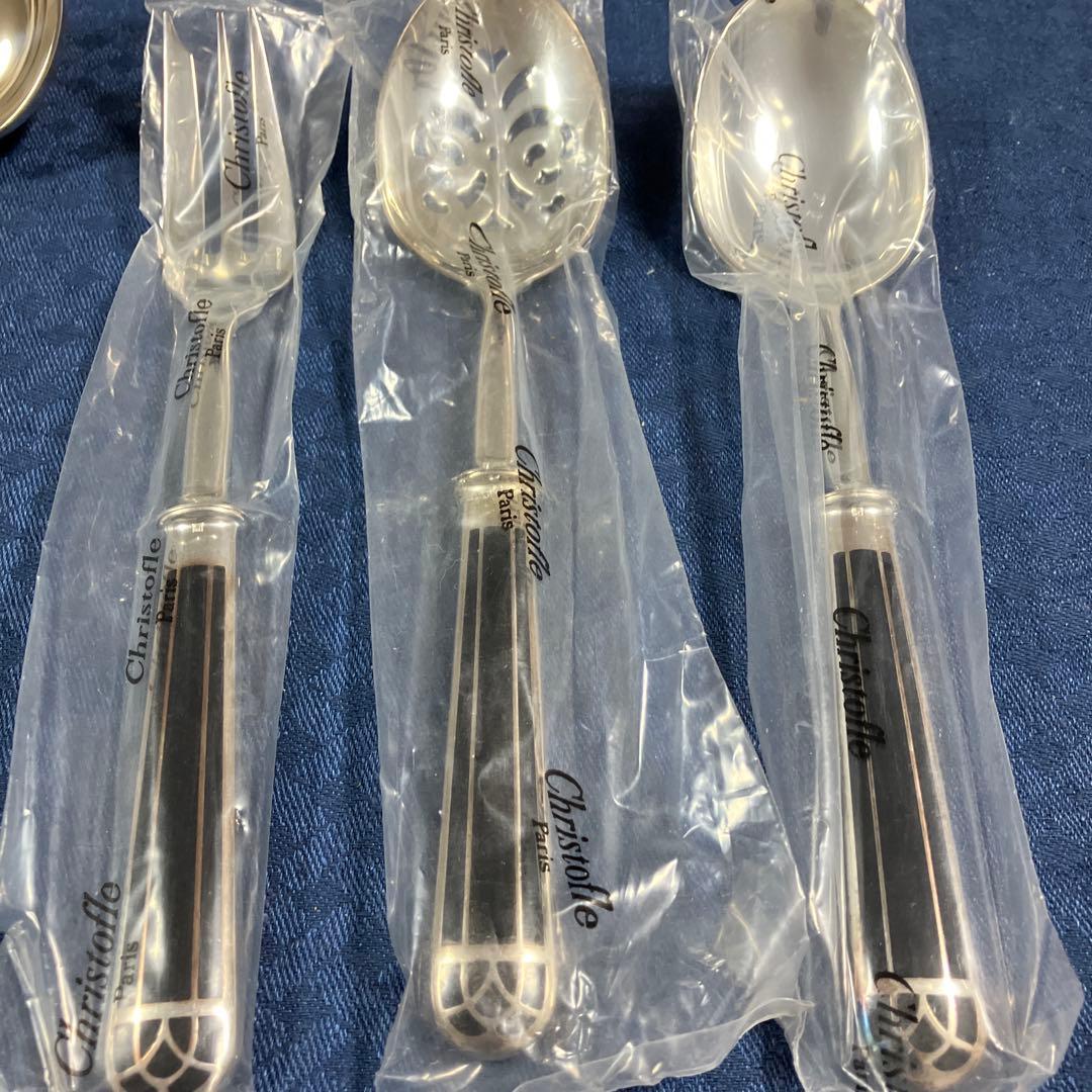 クリストフル　タリスマン　サービングセット　4点