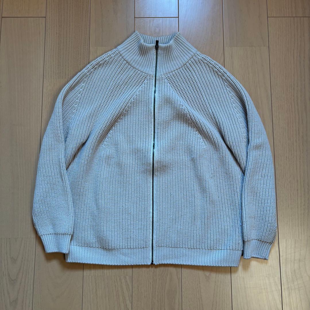 上杉柊平着用 BATONER ドライバーズニット 2 アイボリー