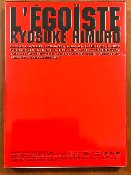 氷室京介/L'E[´]GOI[¨]STE  DVD