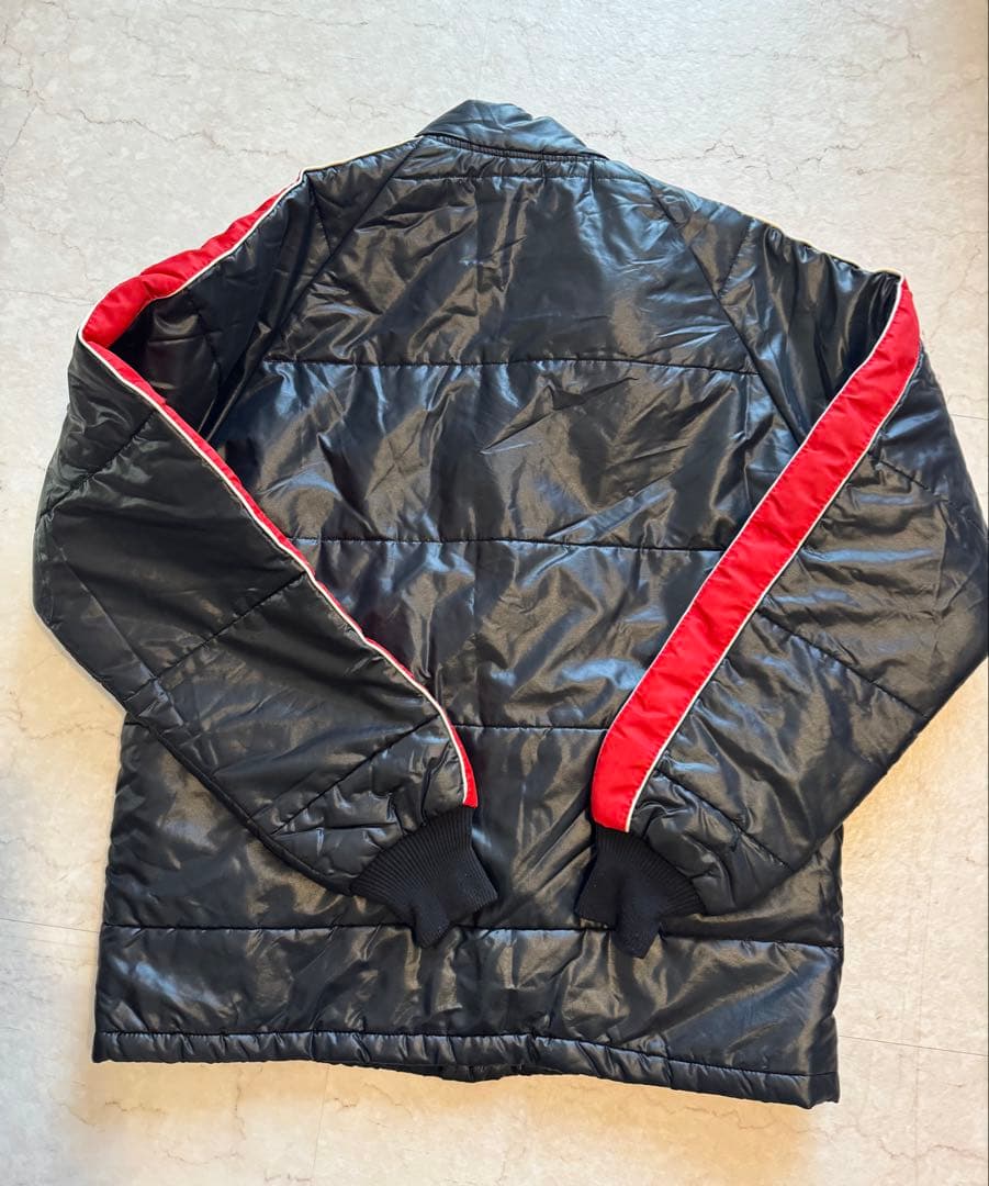 Swingstarレーシングジャケット REDLINE ロゴ入り黒/赤