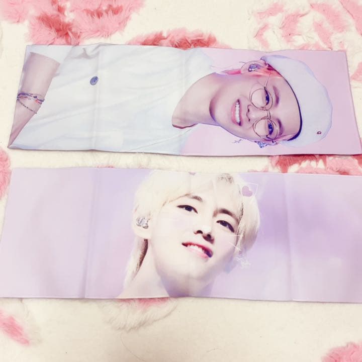 BTS テテ うちわ マスタニム 透明うちわ スローガン