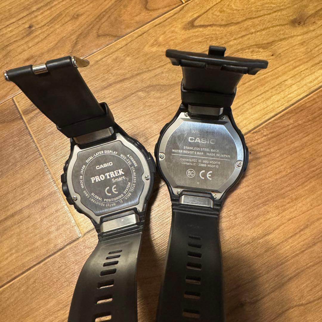 ジャンク2個セットCASIO PRO TREK スマートウォッチ