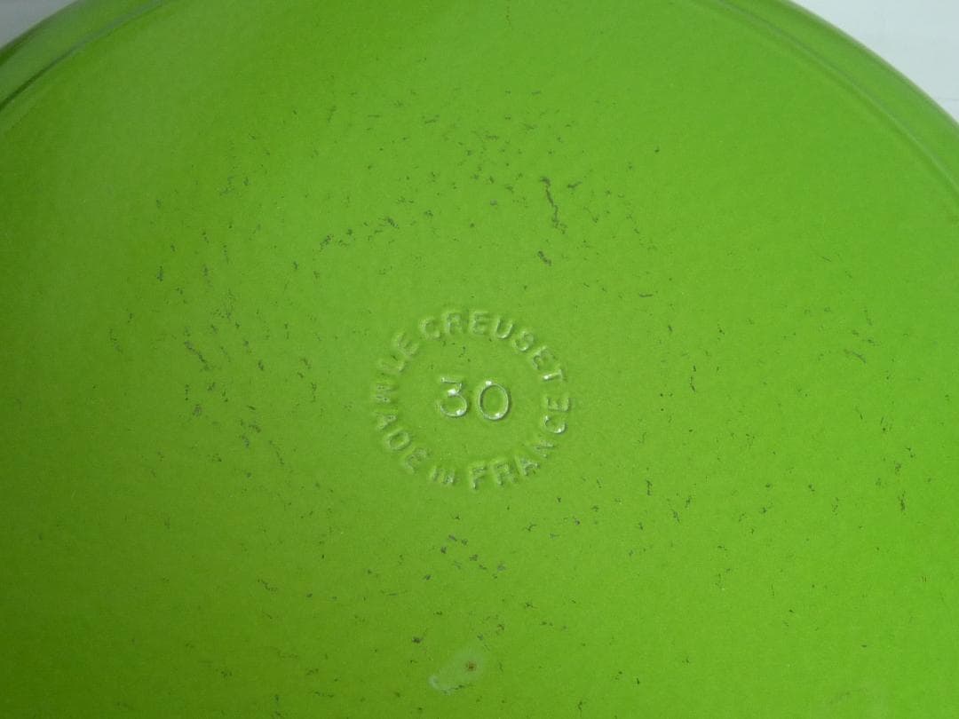 未使用？ルクルーゼ ココットロンド 廃盤カラー ライトグリーン 30cm