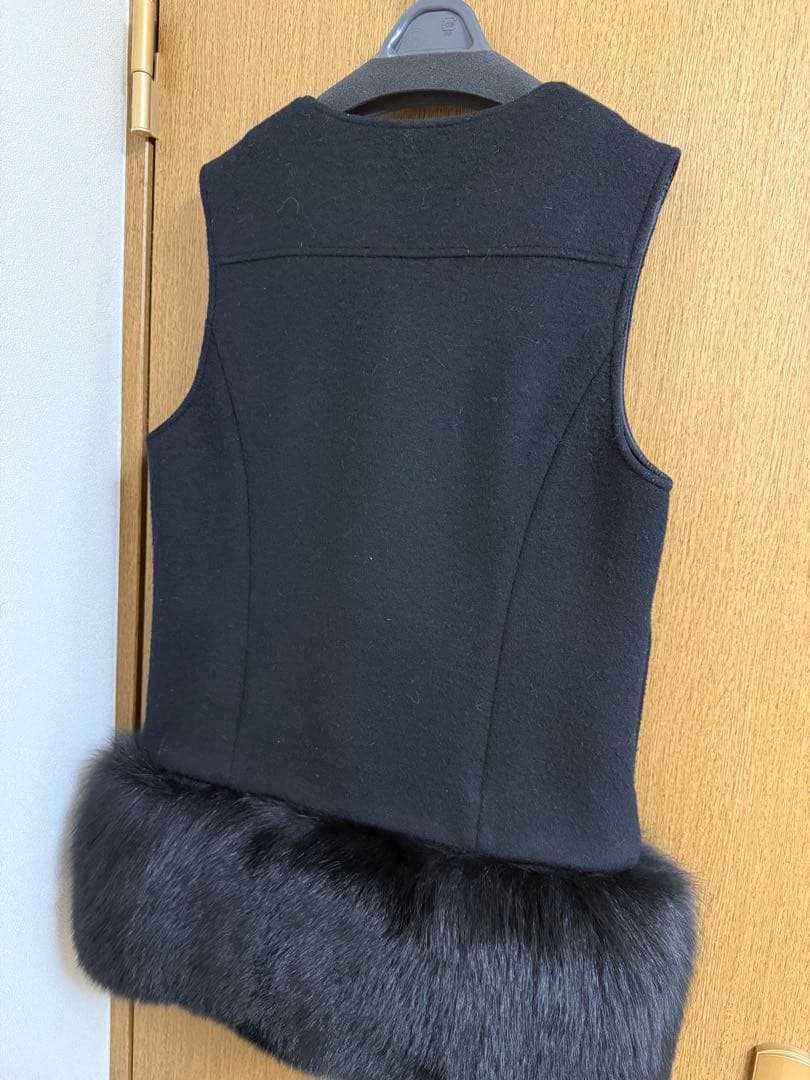 シェリエ Sheller ファーベスト ファー ベスト FOXファー