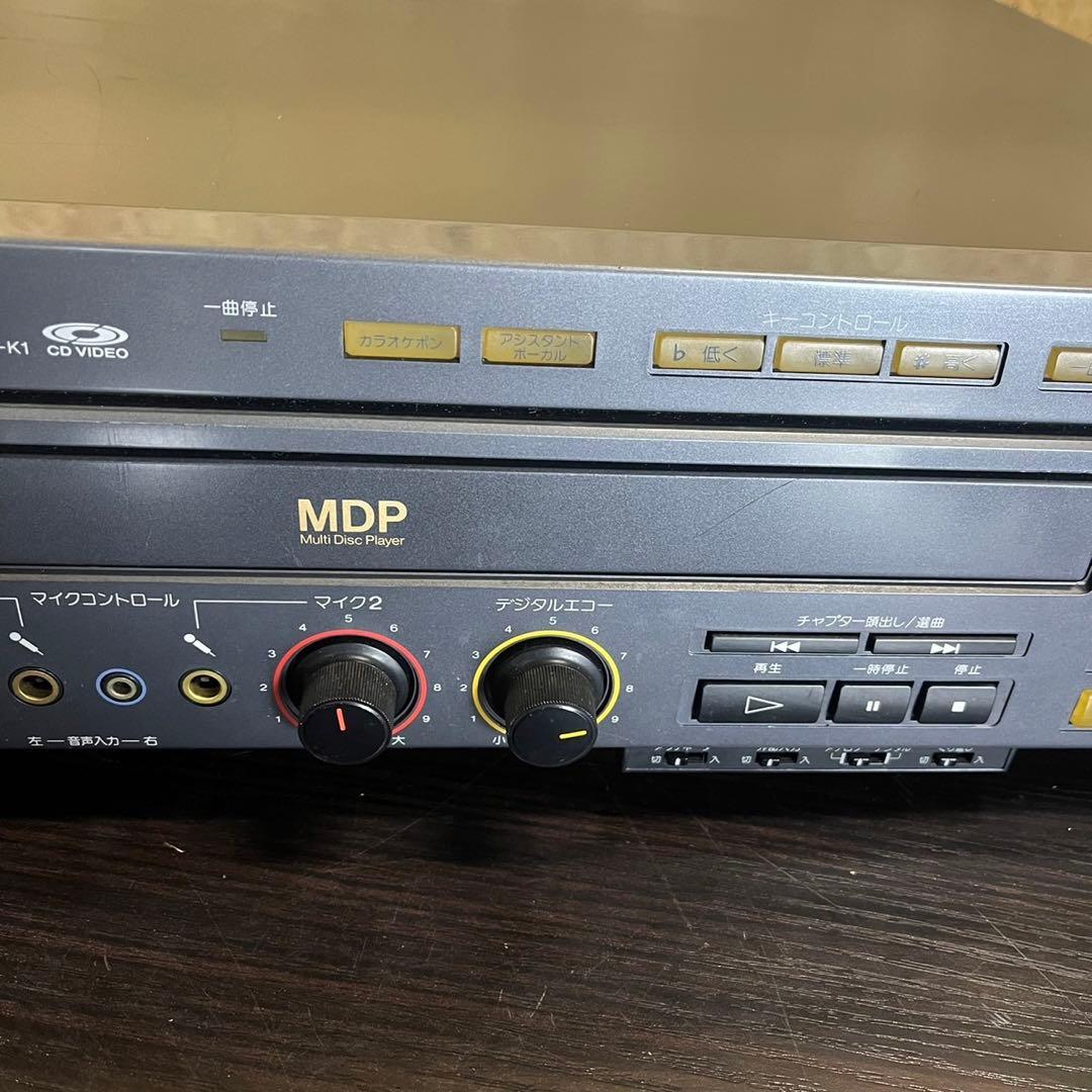 【希少】SONY MDP-K1 レーザーディスク LD CD カラオケ対応機