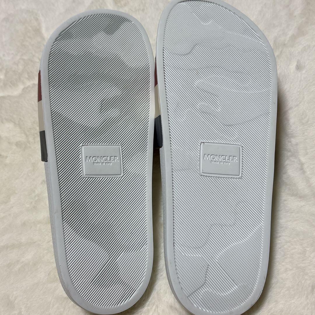 【美品】MONCLER サンダル トリコロールカラー