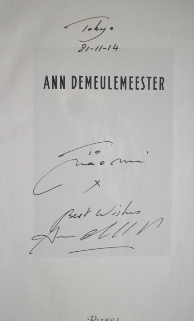 ANNDEMEULEMEESTERアンドゥムルメステール作品集写真集アートブック