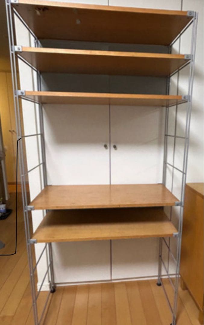スチールユニットシェルフ・白木の棚セット・大 | 無印良品