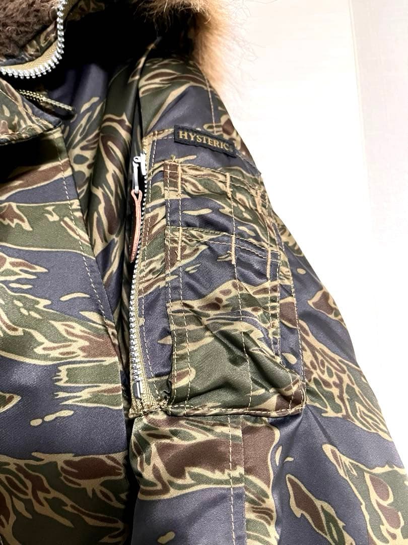 HYSTERIC GLAMOUR_迷彩モッズコート