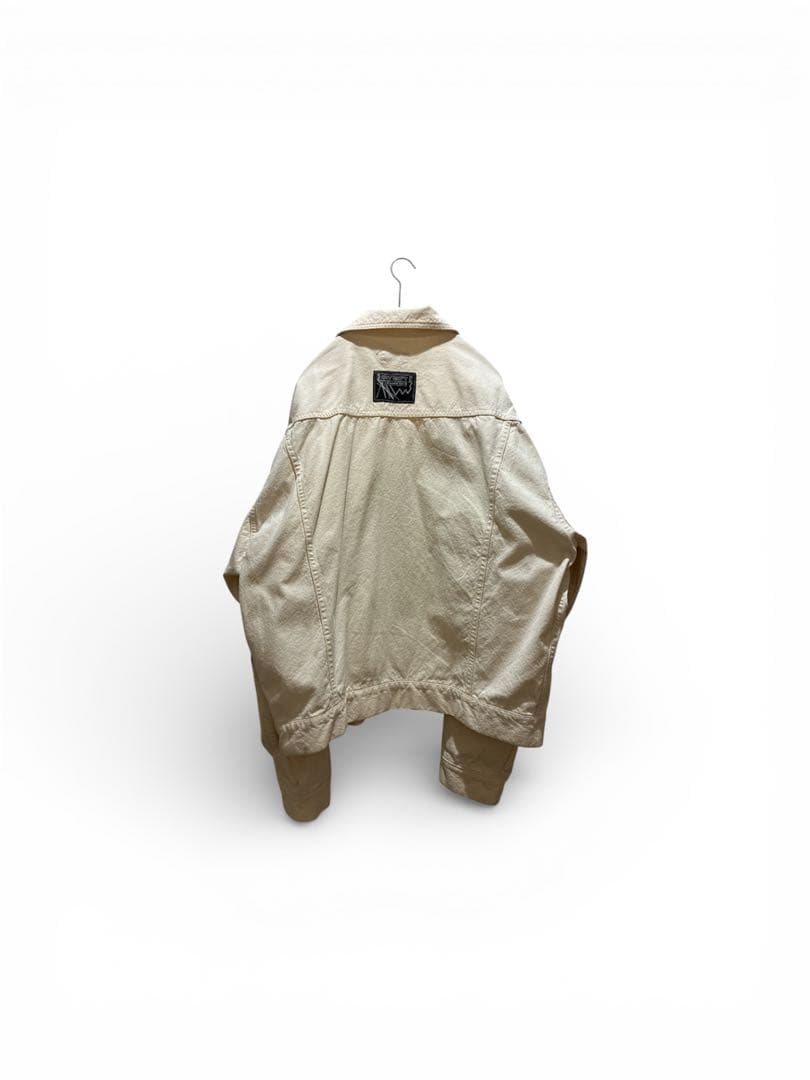 C.E デニムジャケット　Lサイズ アイボリー オーバーサイズジャケット