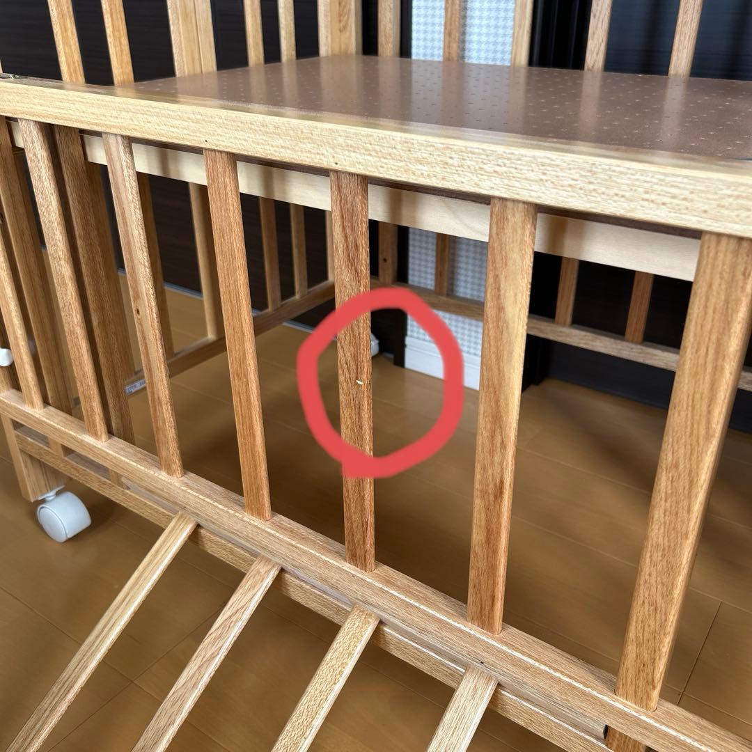 【美品】カトージ　ベビーベッド折り畳み