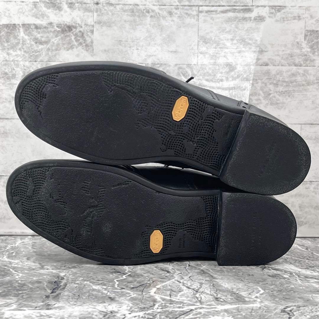 【美品】 ショセ トラベルシューズ 革靴 23cm ブラック 晴雨兼用 レザー