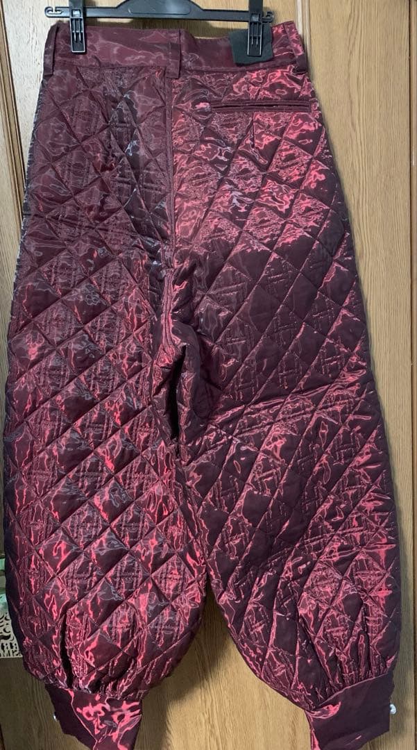 ha｜za｜ma 銀河に座する透明彩度のキルティングニッカポッカ ハザマ