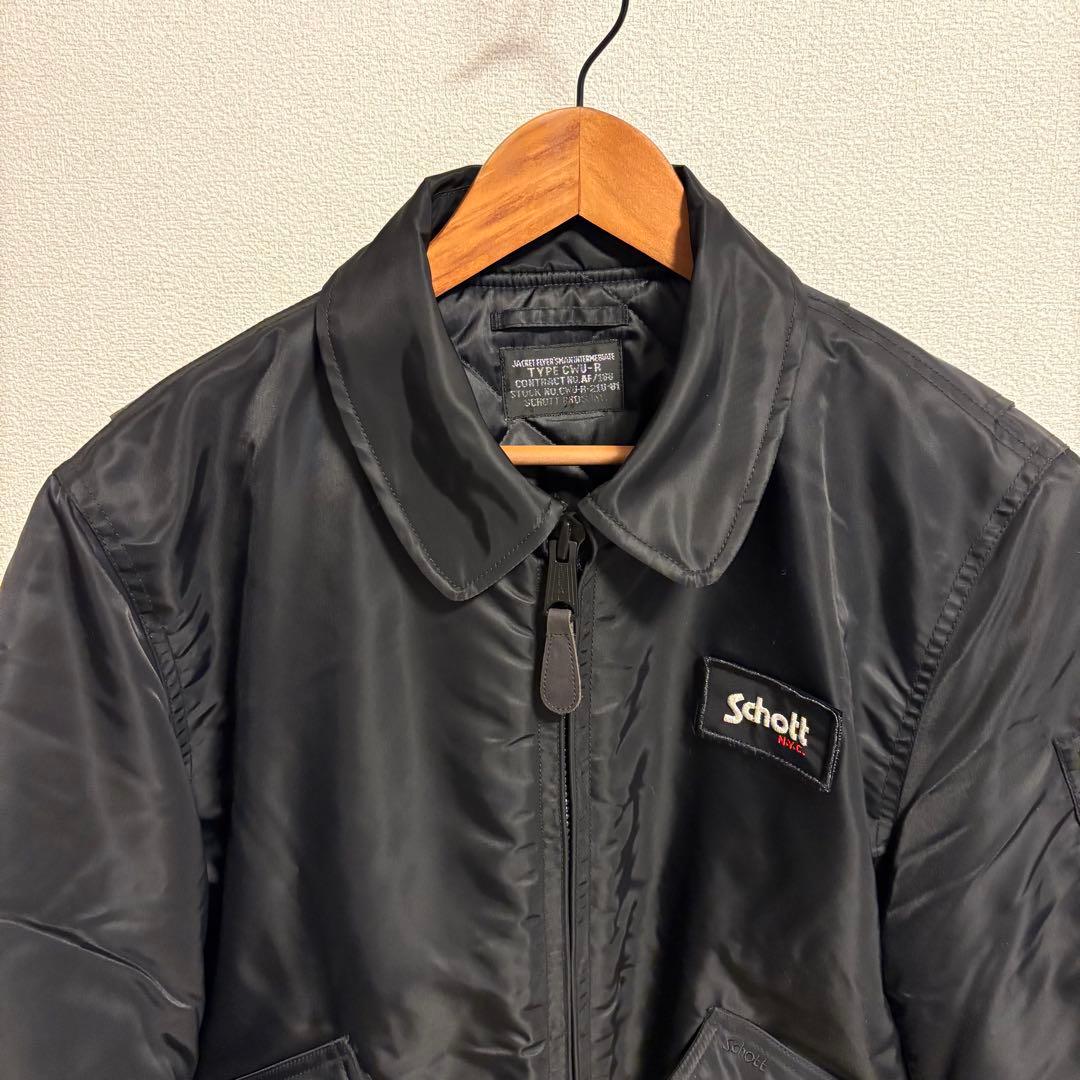 ショット CWU-R　ミリタリー　フライト　ジャケット　ブラック　M