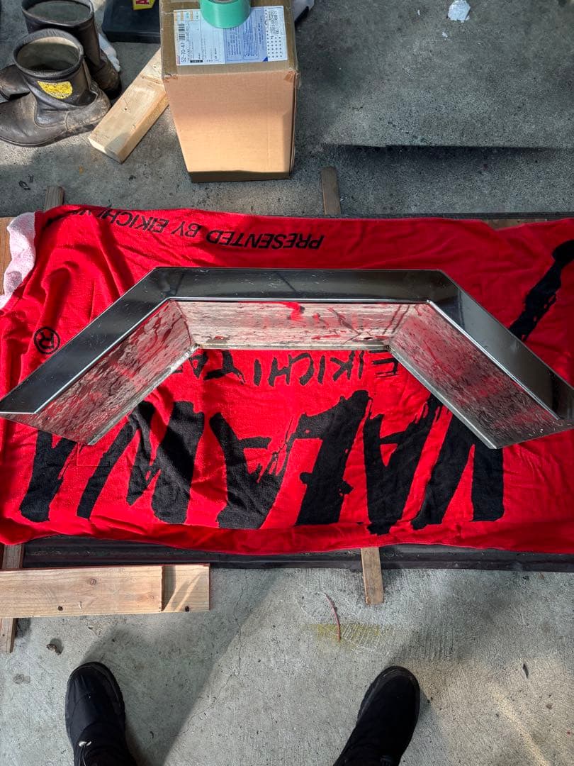 2トン　3トン　ステンレスリアフェンダー　デコトラ　デュトロ　キャンター　エルフ